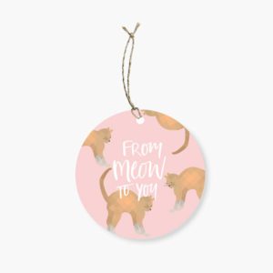 Meow to You Gift Tag