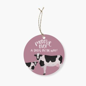 Moove Over Gift Tag