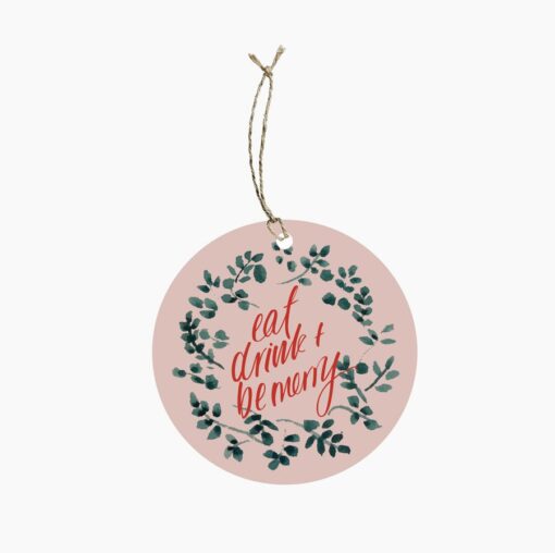 Eat Drink Be Merry Gift Tag