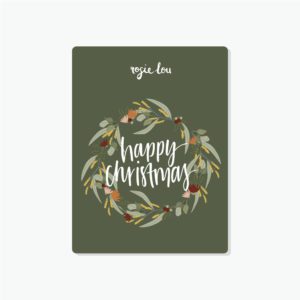 Merry Christmas Wreath Seed Pack