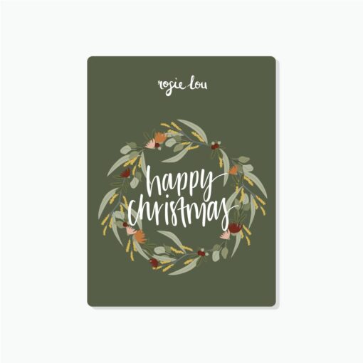 Merry Christmas Wreath Seed Pack