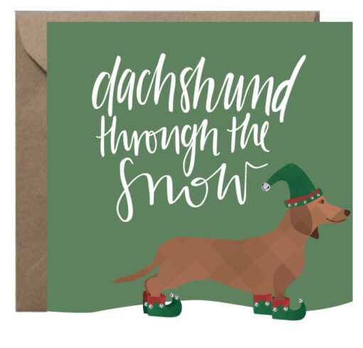 Christmas Pun Square Cards 6pk