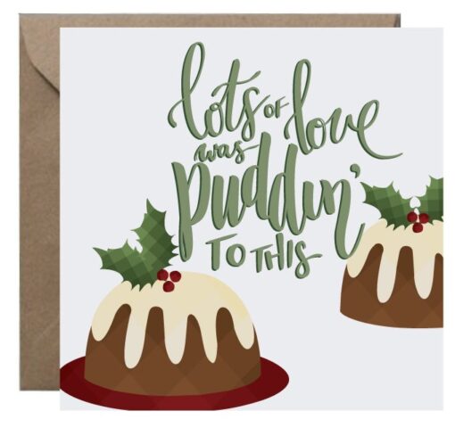 Christmas Pun Square Cards 6pk - Image 2
