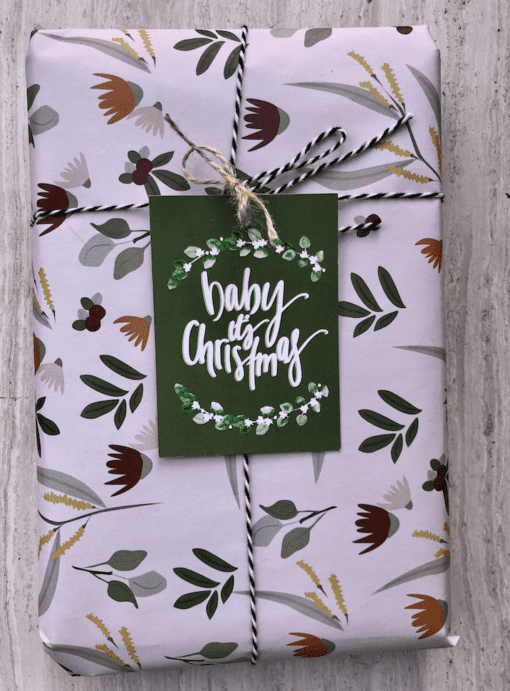 Baby It's Christmas | Rectangle Gift Tag | 10 pack - Image 2