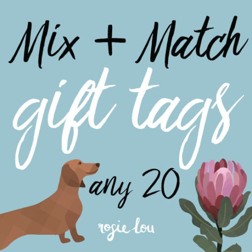 Mix + Match | Gift Tag - any 20