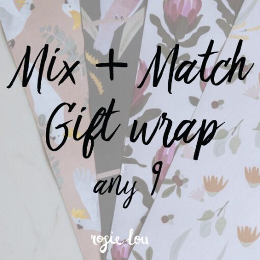 Mix + Match | Gift Wrap - any 9 sheets