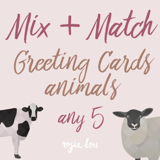 Mix + Match | Animal Cards - any 5