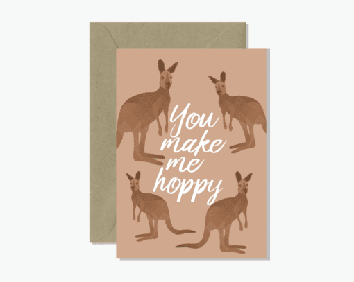 You make me hoppy Greeting Card