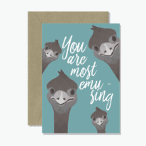 You are most emu-sing Greeting Card
