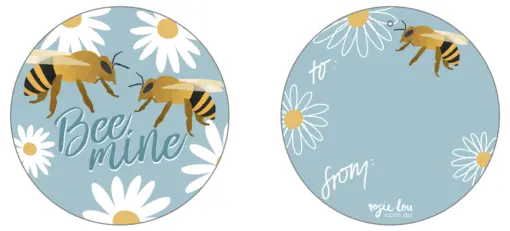 Bee Mine Gift Tag Printables - Image 2