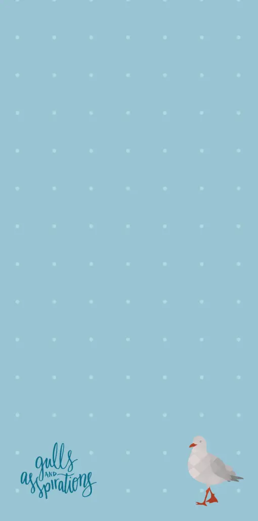 Gulls and Asspirations Magnetic Notepad. - Image 2