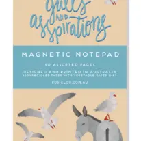 Gulls and Asspirations Magnetic Notepad.