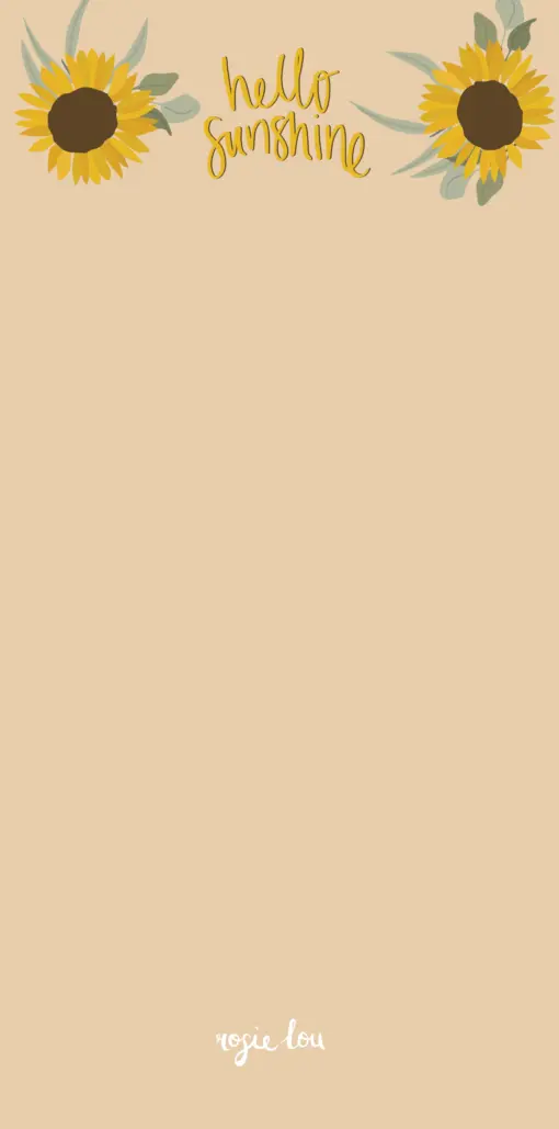 Sunflower Magnetic Notepad - Image 4