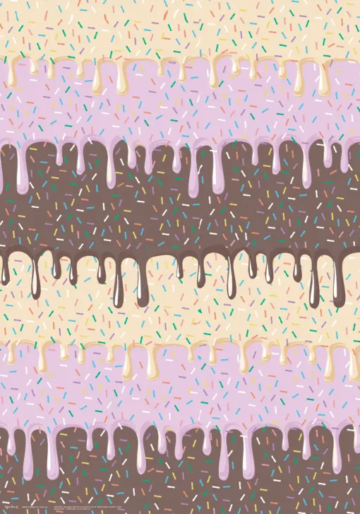 Gift Wrap | Icecream Dreams | 3pk