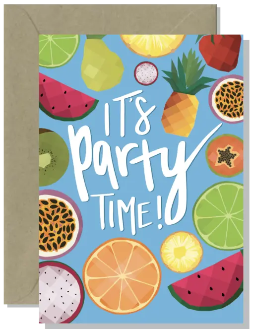 Tootie Fruity Party! Greeting Card