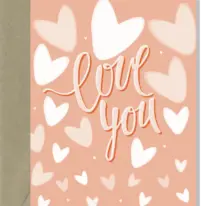 Love You Hearts | Greeting Card