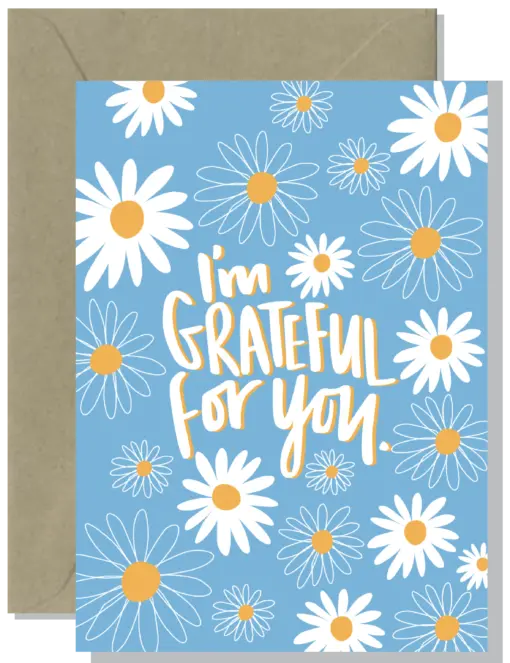 Grateful Daisies | Greeting Card