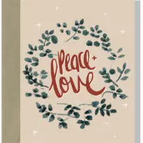 Peace + Love | Christmas Card