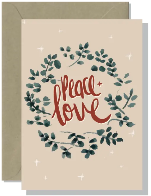 Peace + Love | Christmas Card