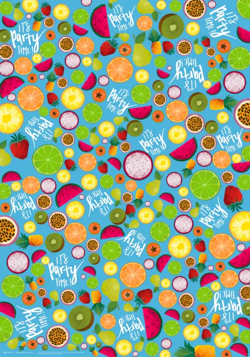 Gift Wrap | Fruity Tootie Party | 3pk
